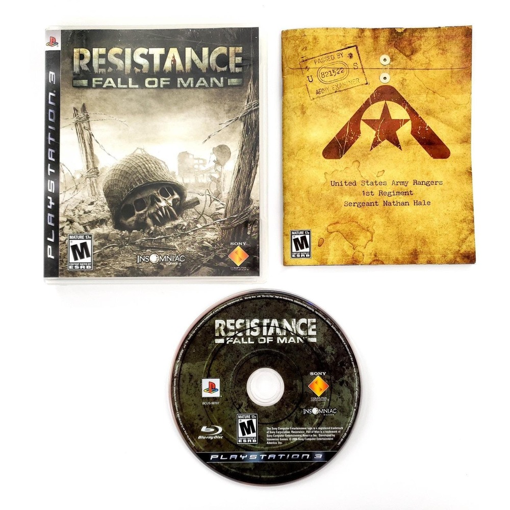 Resistance: Fall of Man (Sony PlayStation 3, 2006) Complete Tested & Works